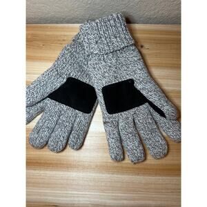 Gloves Brown and white wool blend men’s L-XL